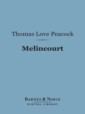 cover image of Melincourt (Barnes & Noble Digital Library)
